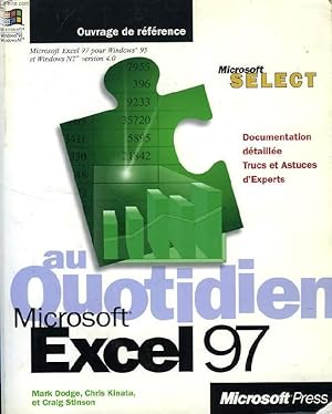 Seller image for AU QUOTIDIEN, MICROSOFT EXCEL 97 for sale by Le-Livre