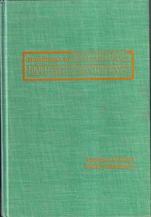 Seller image for Handbook Of Marital Interventions for sale by Jonathan Grobe Books