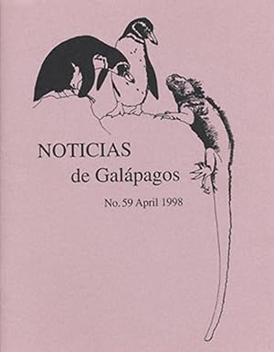 Image du vendeur pour Noticias de Galapagos (No. 59, April 1998) mis en vente par Diatrope Books