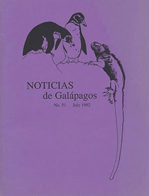 Imagen del vendedor de Noticias de Galapagos (No. 51, May 1992) a la venta por Diatrope Books