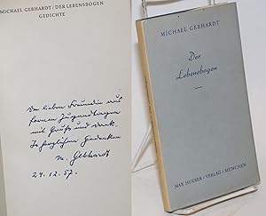 Seller image for Der lebensbogen; gedichte for sale by Bolerium Books Inc.