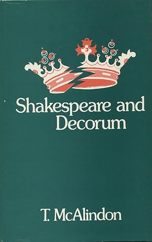 Immagine del venditore per Shakespeare and Decorum venduto da Kenneth A. Himber