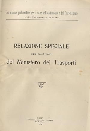 COMMISSIONE parlamentare per l'esame dell'ordinamento e del funzionamento delle Ferrovie dello St...