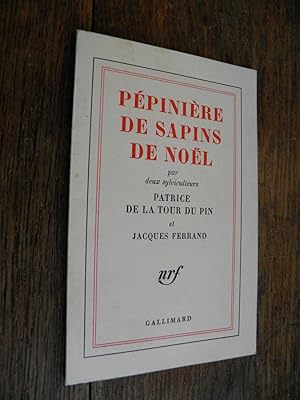 Imagen del vendedor de Ppinire de sapins de nol a la venta por Des livres et vous