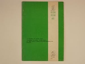 Seller image for Histoire et Critique des Arts 2 2 trimestre 1977 for sale by A Balzac A Rodin