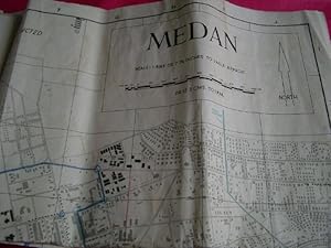 TOWN PLAN OF MEDAN (HIND 1051) Restricted Map Dated Sept. 1945