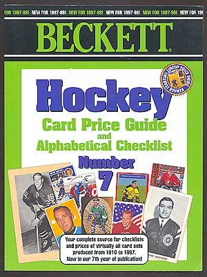Bild des Verkufers fr Hockey Card Price Guide and Alphabetical Checklist: Number 7 zum Verkauf von Between the Covers-Rare Books, Inc. ABAA