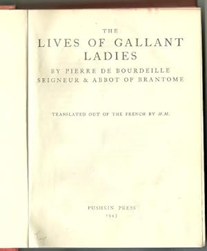 Image du vendeur pour The Lives of Gallant Ladies mis en vente par Ripping Yarns