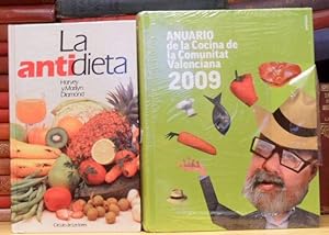Imagen del vendedor de ANUARIO de la Cocina de la Comunitat Valenciana 2009 + La antidieta (2 libros) a la venta por Libros Dickens