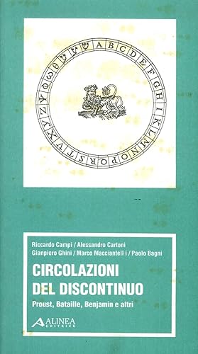 Image du vendeur pour Circolazioni del discontinuo - Proust, Bataille, Benjamin e altri mis en vente par Libro Co. Italia Srl