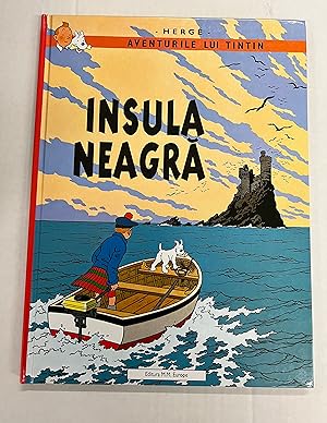 Tintin Book in Romanian (Romania): Insula Neagra (The Black Island) Tintin Foreign Languages- Lan...
