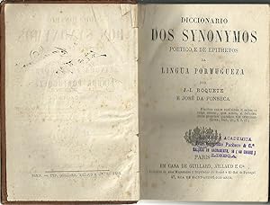 DICCIONARIO DOS SYNONYMOS POETICO E DE EPITHETOS DA LINGUA PORTUGUEZA