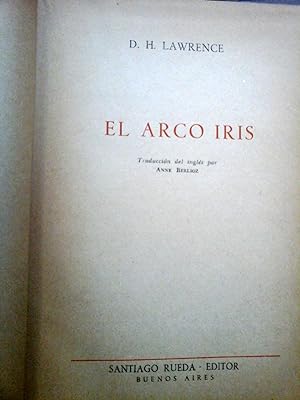 Bild des Verkufers fr EL ARCO IRIS.Traduccin del ingls por Anne Berlioz zum Verkauf von DEL SUBURBIO  LIBROS- VENTA PARTICULAR