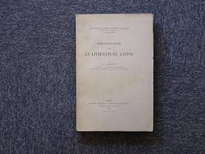 Seller image for Bibliographie de la littrature latine. for sale by Librairie FAUGUET