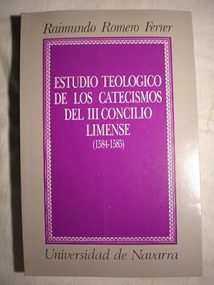 Immagine del venditore per Estudio teolgico de los catecismos del III Concilio Limense (1584-1585) venduto da Librera Antonio Azorn