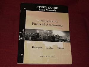 Seller image for Introduction to Financial Accounting: Student Guide. for sale by Der-Philo-soph