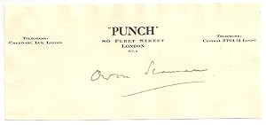 Owen Seaman: Autograph / signature.