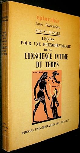 Image du vendeur pour Leons pour une phnomnologie de la conscience intime du temps. mis en vente par Le Chemin des philosophes