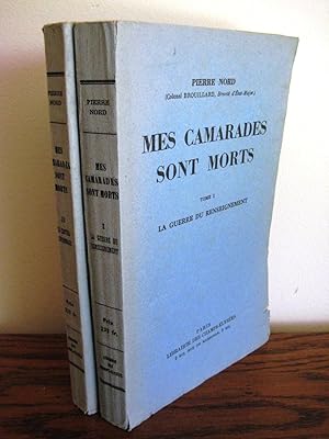 Seller image for Mes camarades sont morts 2 Volumes ; Tome 1 La guerre du renseignement ; Tome 2 Le contre-Espionnage for sale by Librairie Thot