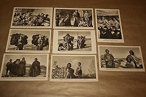 Huit Cartes Postales des Missions Esquimaudes. Missionnaires Oblats de Marie-Immaculée.