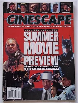 Bild des Verkufers fr Cinescape (Volume 1, Number 8, May 1995): The Magazine of Movies, Television and New Media on the Edge (Summer Movie Preview Issue) zum Verkauf von Bloomsbury Books