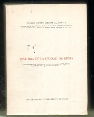 HISTORIA DE LA CIUDAD DE DENIA TOMO I