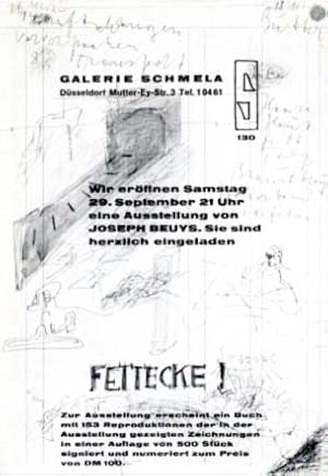 Fettecke. Galerie Schmela, 29. September [1972].