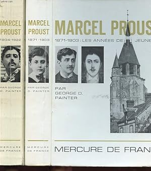 Bild des Verkufers fr MARCEL PROUST. 2 TOMES. 1871-1903: LES ANNEES DE JEUNESSE ET 1904-1922 LES ANNEES DE MATURITE. zum Verkauf von Le-Livre