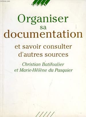 Imagen del vendedor de ORGANISER SA DOCUMENTATION a la venta por Le-Livre