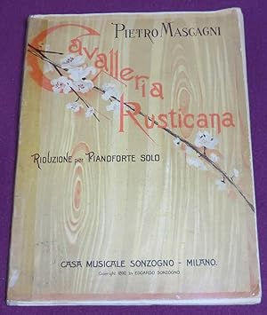 Imagen del vendedor de CAVALLERIA RUSTICANA - Melodramma in un atto di G. Targioni-Tozzetti e G. Menasci a la venta por LE BOUQUINISTE
