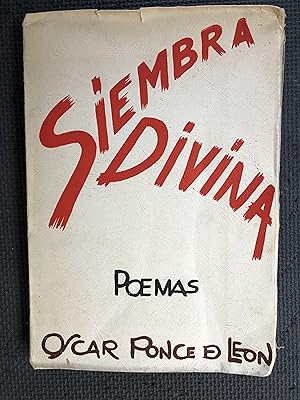 Imagen del vendedor de Siembra Divina, Poesias a la venta por Cragsmoor Books