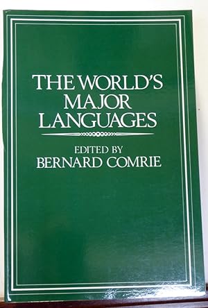 Immagine del venditore per THE WORLD'S MAJOR LANGUAGES venduto da RON RAMSWICK BOOKS, IOBA