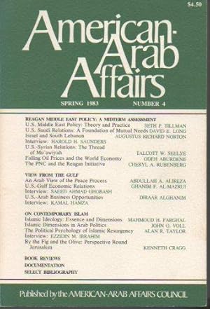 Imagen del vendedor de American-Arab Affairs 4 (Spring 1983) a la venta por Bookfeathers, LLC