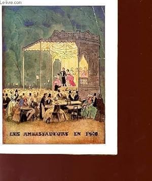 Image du vendeur pour LES AMBASSADEURS EN 1840 - PLAQUETTE DU THEATRE. mis en vente par Le-Livre