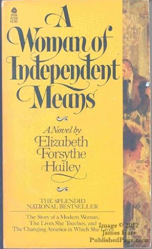Bild des Verkufers fr A Woman of Independent Means zum Verkauf von The Book House, Inc.  - St. Louis