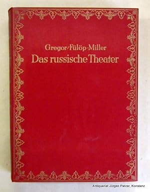 Seller image for Das russische Theater. Sein Wesen und seine Geschichte mit besonderer Bercksichtigung der Revolutionsperiode. Zrich, Amalthea, 1928. Fol. Mit 48 farbigen u. 357 s/w Tafelabbildungen. 137 S. Or.-Lwd. mit reicher Vergoldung; etw. gelockert, Rcken leicht berieben, Schnitt etw. stockfleckig. for sale by Jrgen Patzer