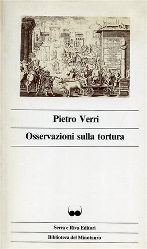 Immagine del venditore per Osservazioni sulla tortura. venduto da FIRENZELIBRI SRL