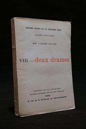 Mes cahiers rouges : Deux drames