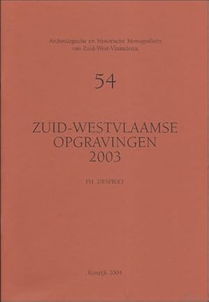 Immagine del venditore per ZUID- WESTVLAAMSE OPGRAVINGEN 2003. venduto da BOOKSELLER  -  ERIK TONEN  BOOKS