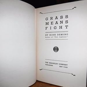 Bild des Verkufers fr Grass Means Fight zum Verkauf von Old Scrolls Book Shop