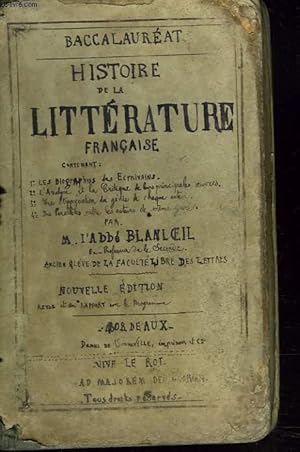 Seller image for BACCALAUREAT. for sale by Le-Livre