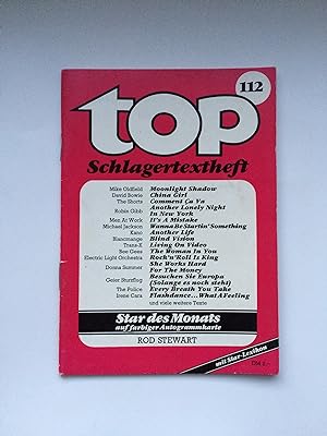 Seller image for top Nr. 112 Schlagertextheft mit Star-Lexikon for sale by Bildungsbuch