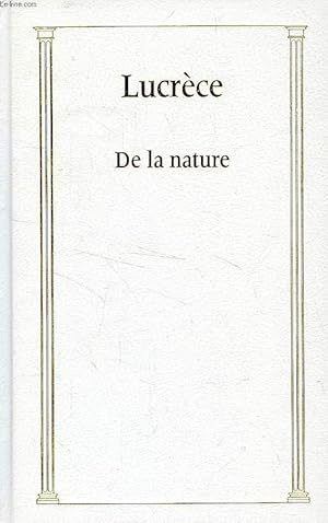 Seller image for DE LA NATURE for sale by Le-Livre