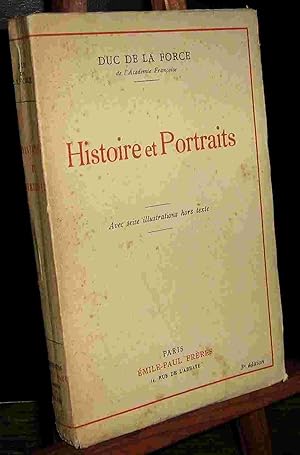 Seller image for HISTOIRE ET PORTRAITS for sale by Livres 113