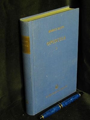 Bild des Verkufers fr Opuscula I (Band 1 von 3) - Reprografischer Nachdruck der Ausgabe Leipzig 1875 - zum Verkauf von Erlbachbuch Antiquariat