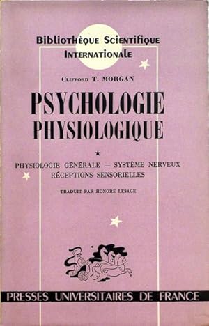 Bild des Verkufers fr Psychologie physiologique Tomes I et II zum Verkauf von Librairie Lis Tes Ratures
