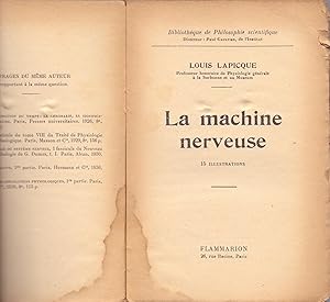 Immagine del venditore per LA MACHINE NERVEUSE venduto da Libreria 7 Soles