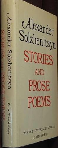 Seller image for Stories and Prose Poems for sale by The Wild Muse