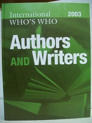 Bild des Verkufers fr International Who's Who of Authors and Writers. 18th Edition. zum Verkauf von Antiquariat Bler
