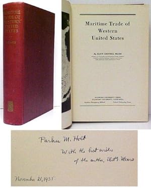 Imagen del vendedor de Maritime Trade of Western United States. signed pres. copy. a la venta por John W. Doull, Bookseller